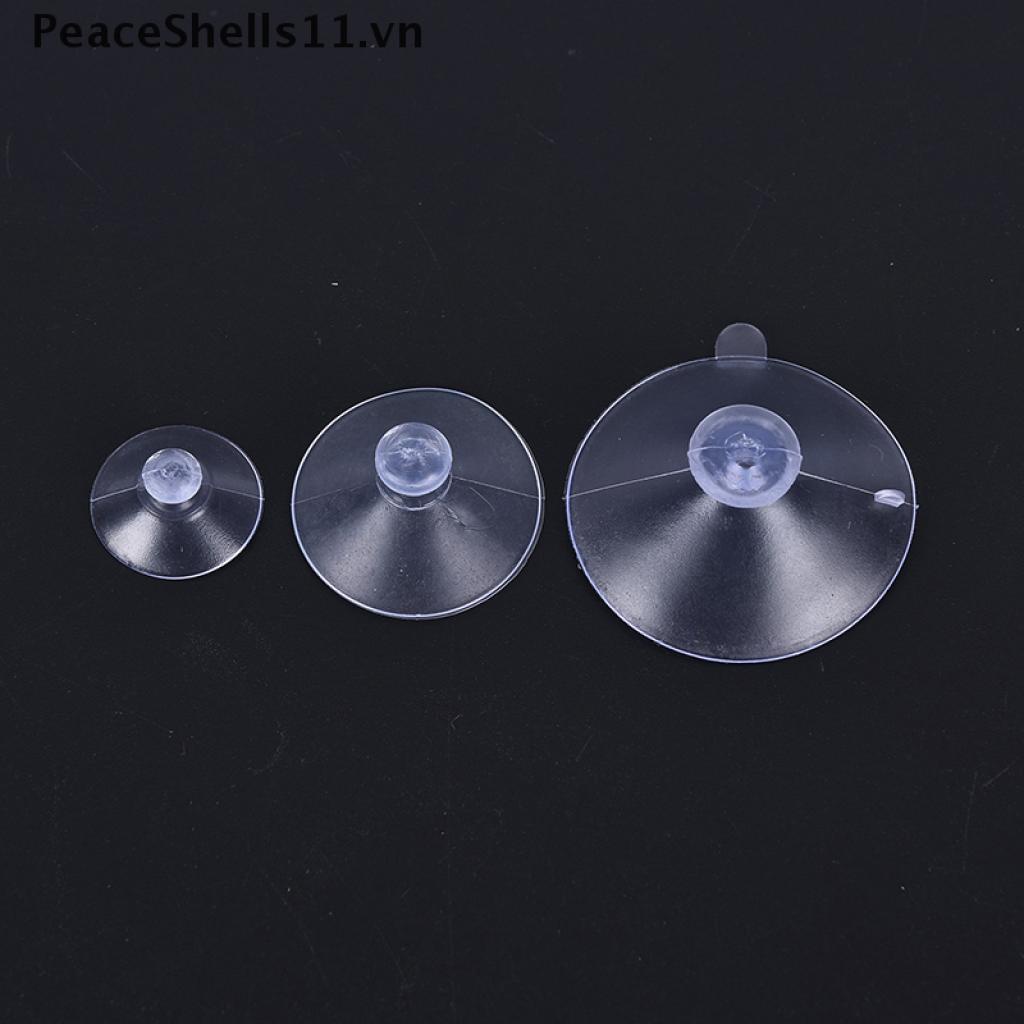 Set 50 đầu cốc hút trong suốt hình nấm tiện dụng diy