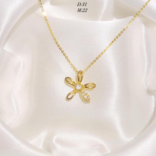 Dây chuyền mặt hoa 5 cánh