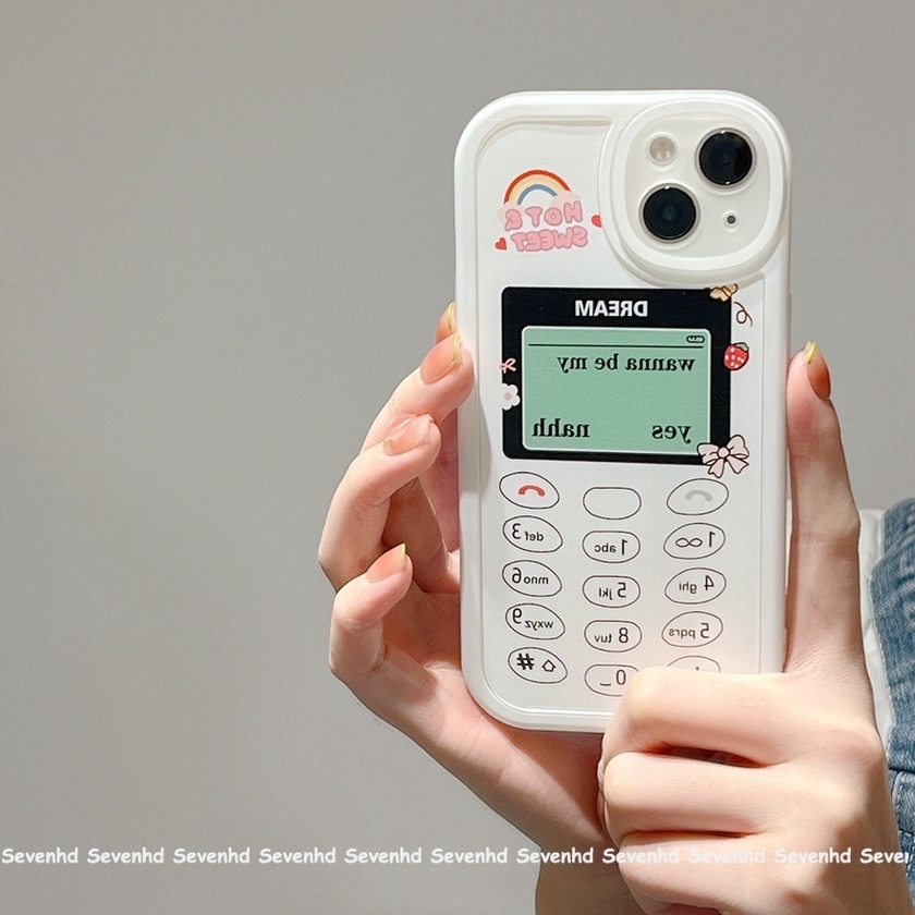 Ốp Điện Thoại Họa Tiết Nokia Doodle Dễ Thương Cho iPhone 13 12 11 Pro Max SE2020 X XR Xs Max 7 8 Plus