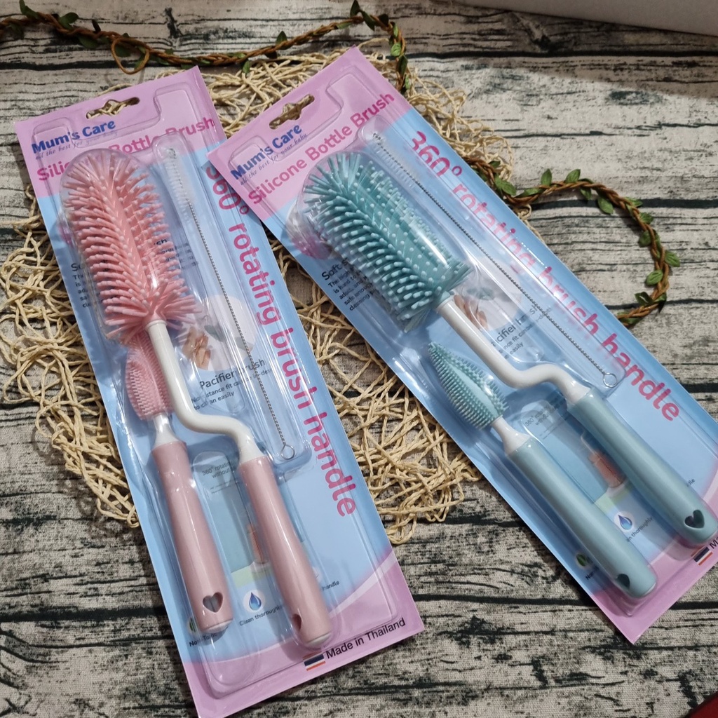 Cọ Silicon rửa bình cho bé Mum's Care