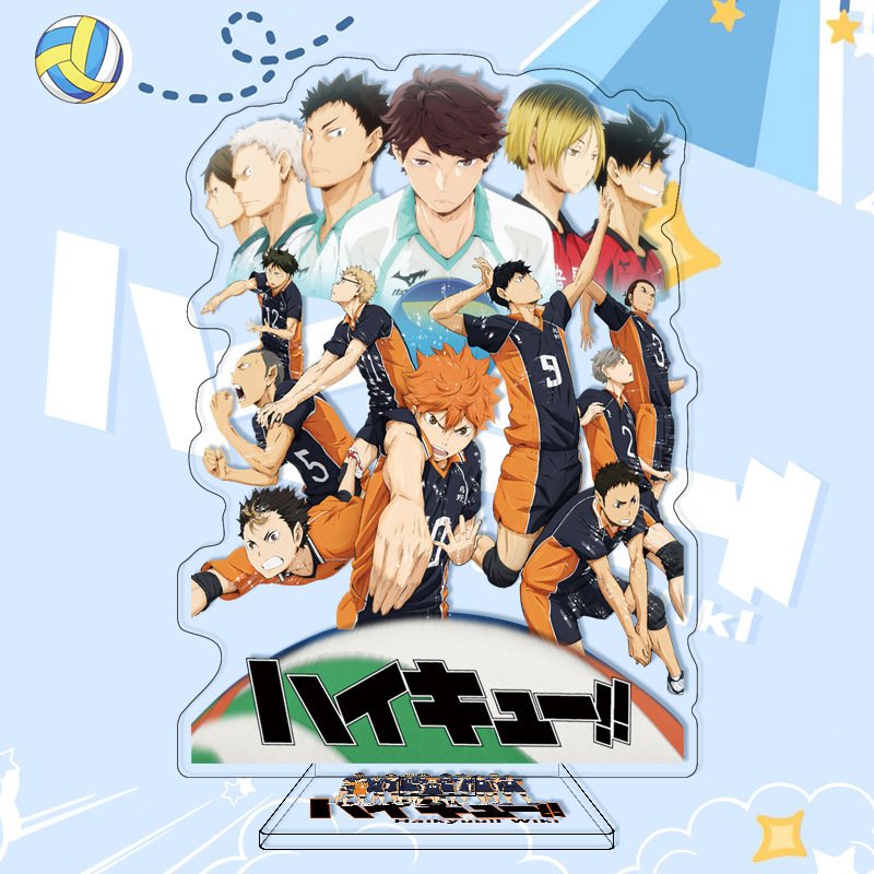 (ĐỘI NHÓM) Standee Haikyuu!! Vua bóng chuyền tượng acrylic standee anime mica chibi trang trí trưng bày mô hình