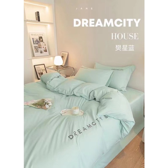 Set 4 món chăn ga gối Bst Dream citi mới nhất - hàng cao cấp sang xin mịn