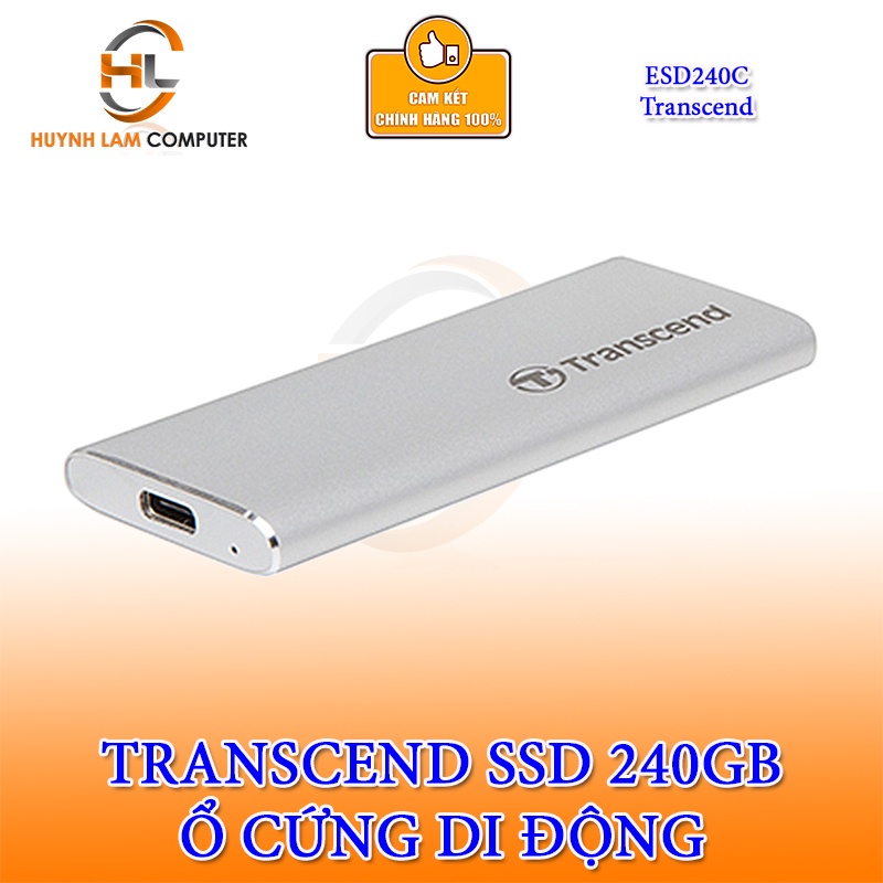 Ổ cứng di động SSD 240Gb Transcend ESD240C USB 3.1 - Chính hãng phân phối