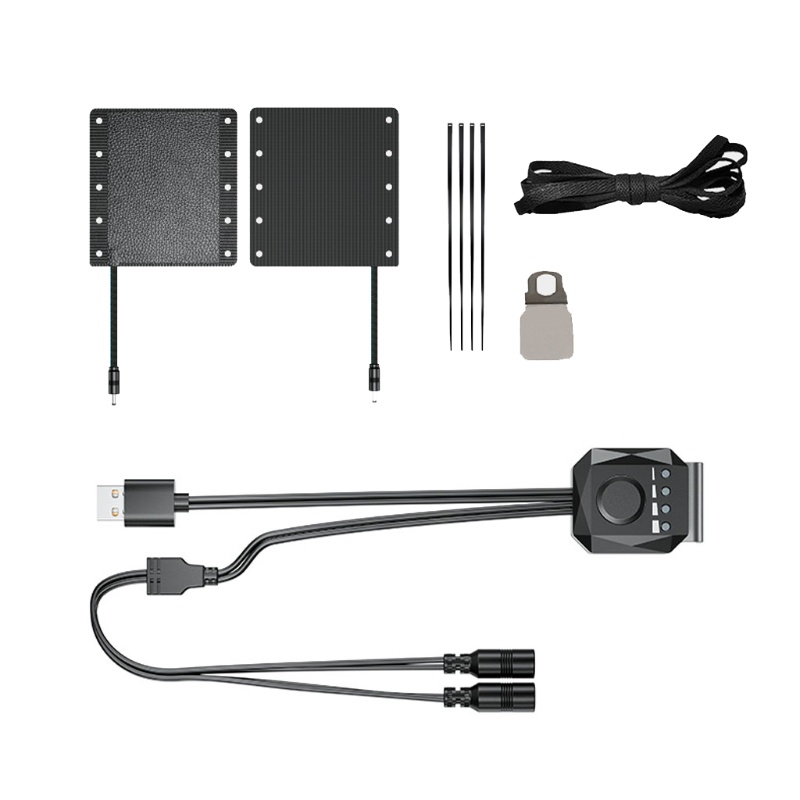 Bộ Đệm Sưởi Ấm Tay Lái Xe Máy E-Bike 5V USB Kèm Dây Cáp Swi