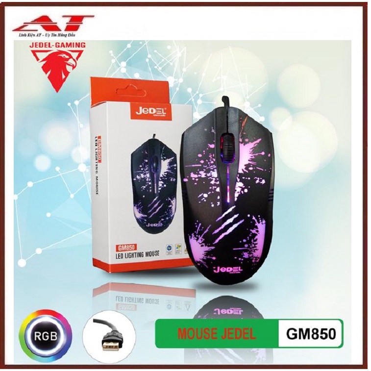 Chuột Dây Bosston JEDEL GM850 LED đổi màu tự động