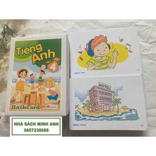 Falshcard TIẾNG ANH LỚP 4-163 thẻ ép plastic