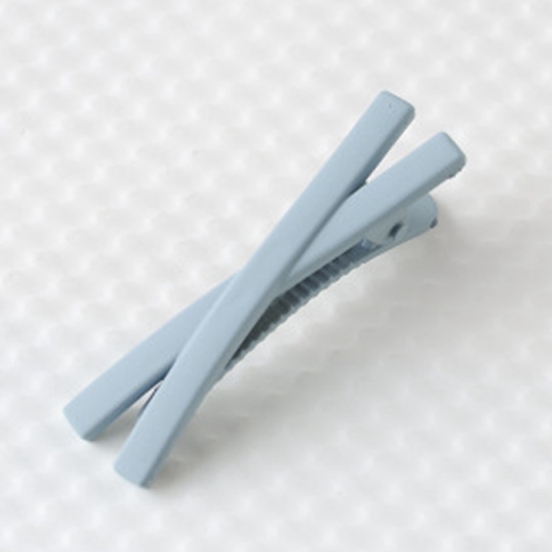 Kẹp tóc phối hình nơ màu trơn tùy chọn thời trang cho nữ