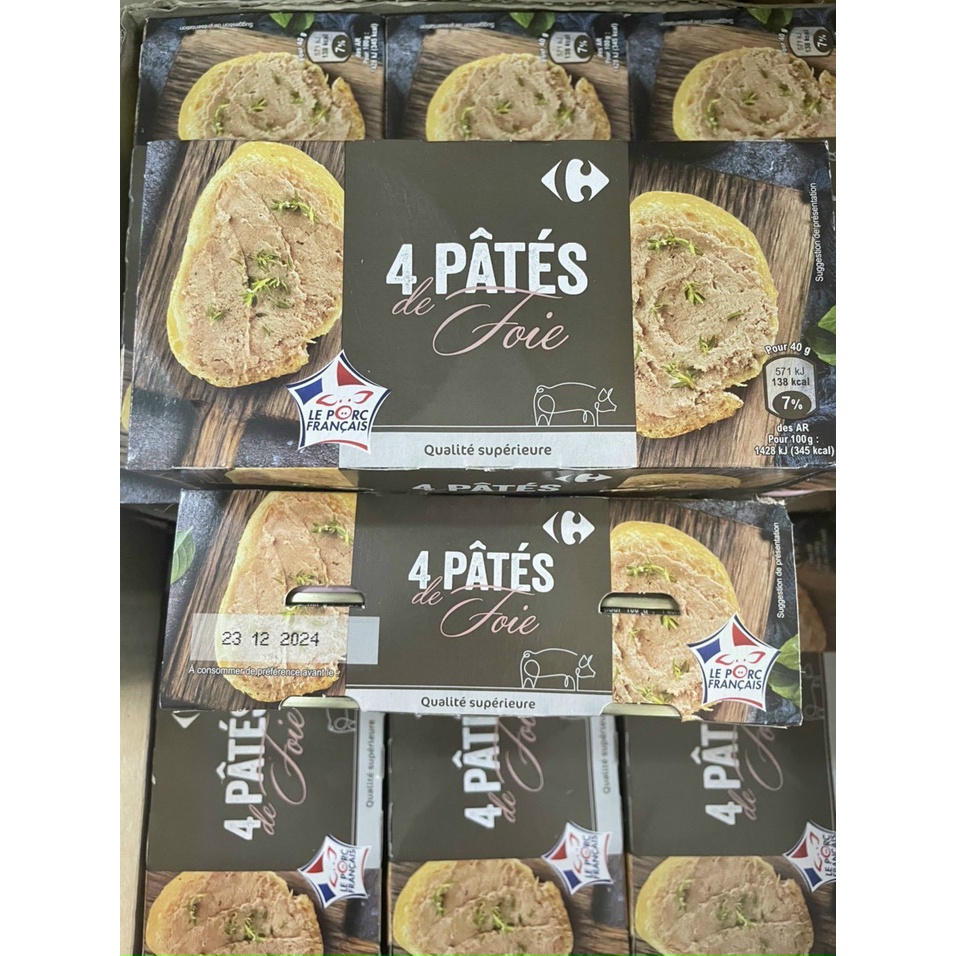 PÂTÉS DE FOIE LE PORC FRANCAIS HỘP 80GR