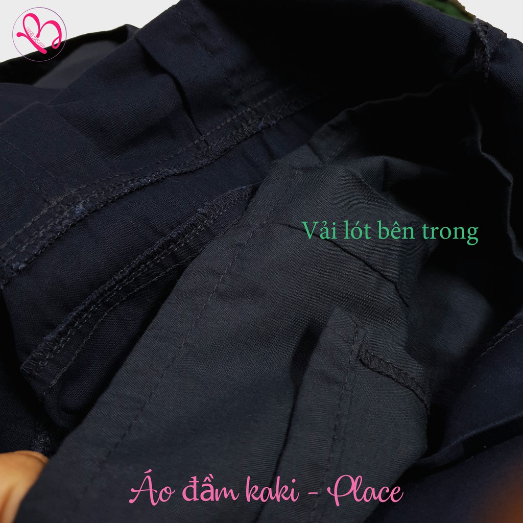 Áo đầm kaki Place cho bé 5-10 tuổi