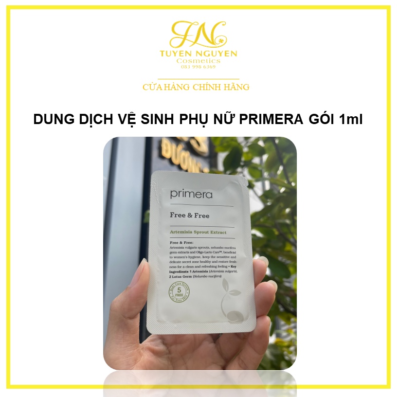 Dung dịch vệ sinh phụ nữ Primera gói 3ml