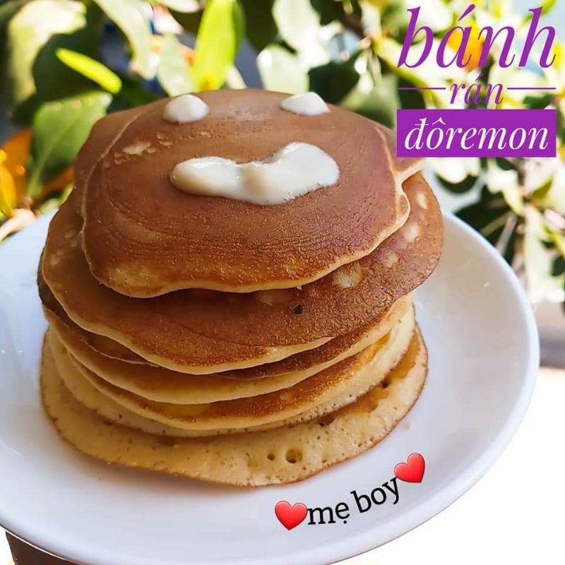 Bột hotcake Morinaga làm bánh cho bé