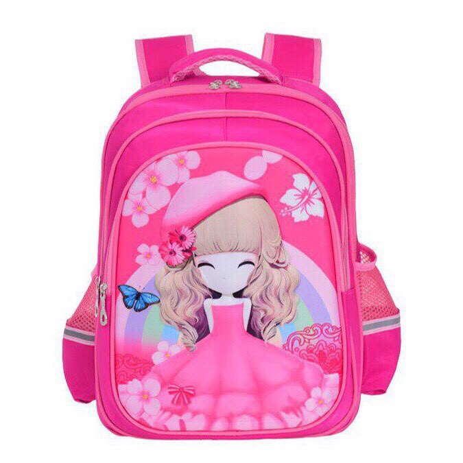 Túi balo 3D công chúa  cho bé yêu dễ thương 8288 shop88