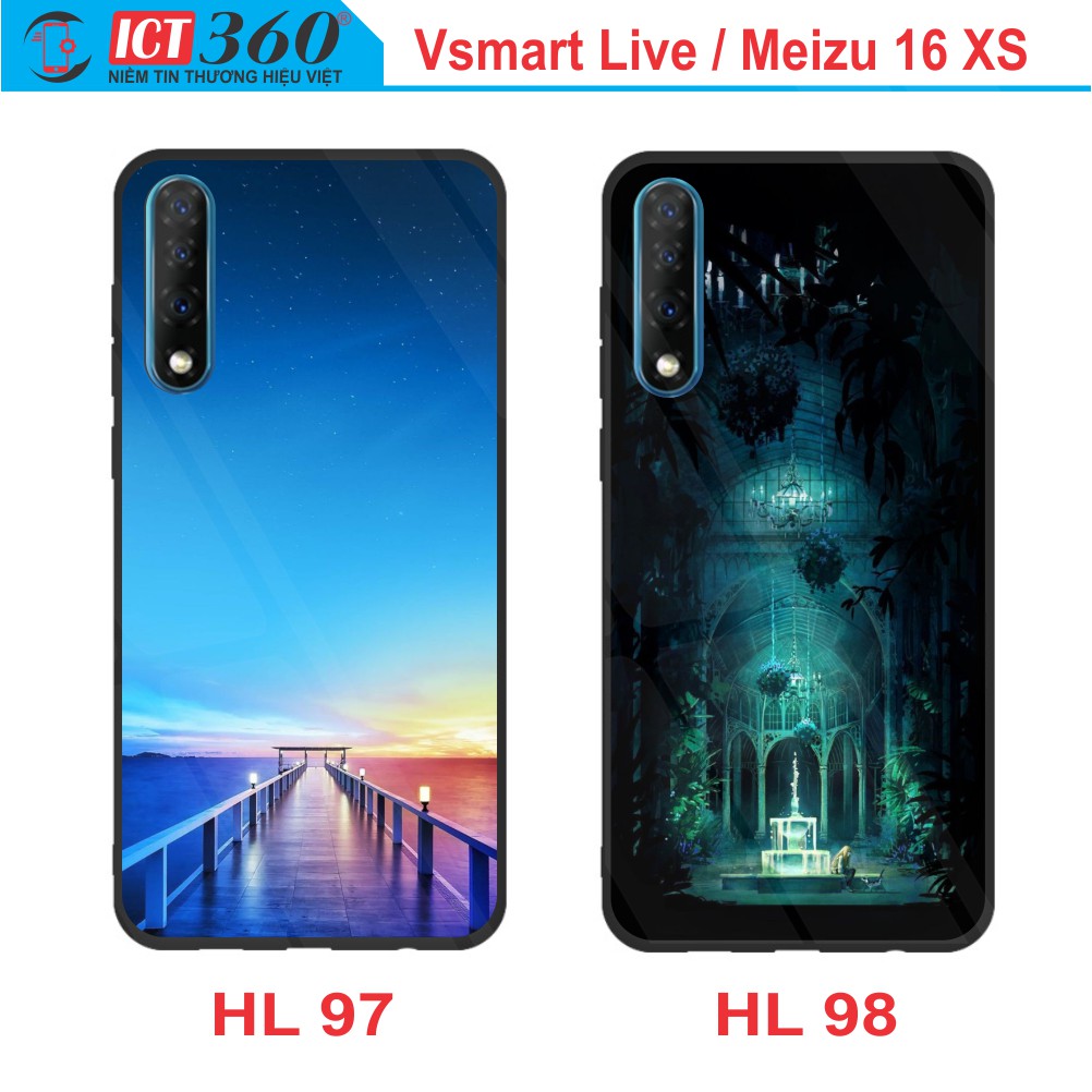 Ốp Lưng Kính VSMART LIVE/ MEIZU 16 XS - In Theo Yêu Cầu - Hình 3D