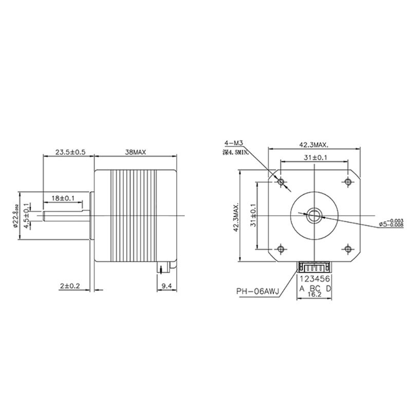 1 Bảng Mạch Điều Khiển Động Cơ Bước 42 Motor TB6600 32 Phần TB6600