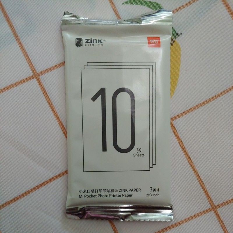 Giấy in ảnh cho máy in bỏ túi Xiaomi mini pocket size 2×3cm zink có thể dùng cho máy in canon pv123