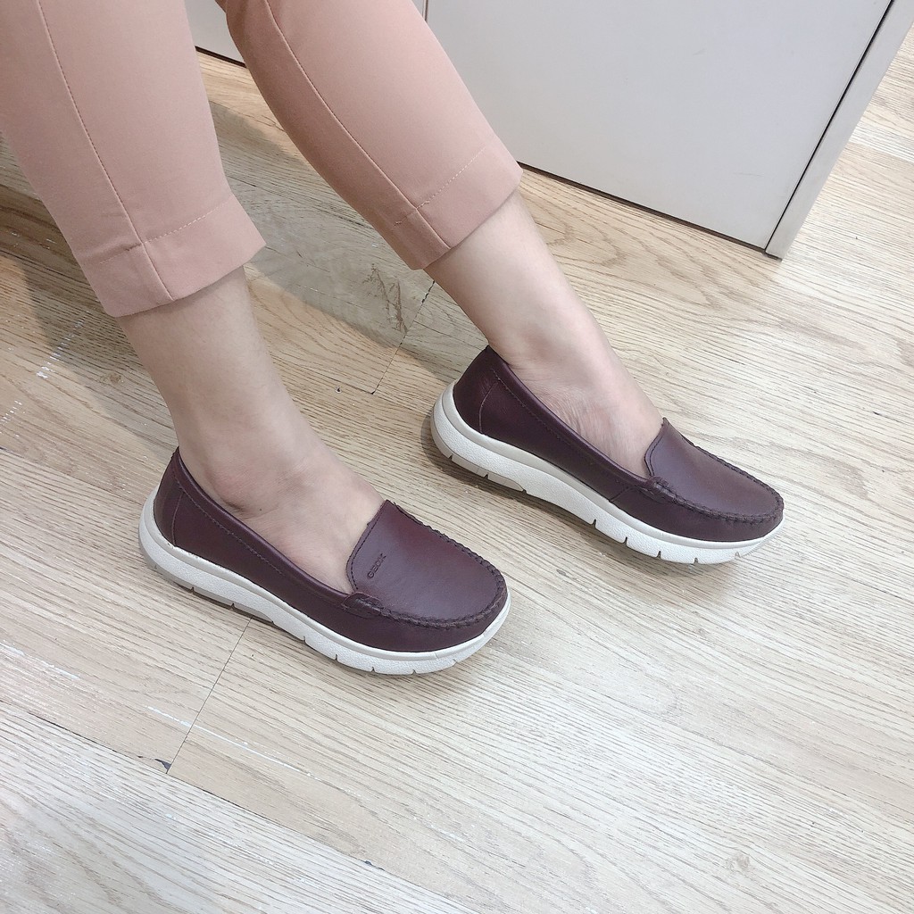 GIÀY MỌI G E O X ĐỘN ĐẾ CHẤT DA THẬT SIÊU ÊM 004185 | BigBuy360 - bigbuy360.vn