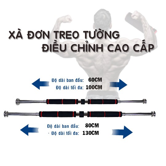 Xà Đơn Treo Tường , xà đơn cao cấp.Tùy chỉnh kích thước Gắn Tường hàng cao cấp