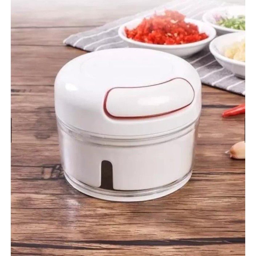 Dụng Cụ Xay Tỏi Ớt Bằng Tay FOOD CHOPPER Tiện Dụng, Máy Xay Thực Phẩm Cầm Tay