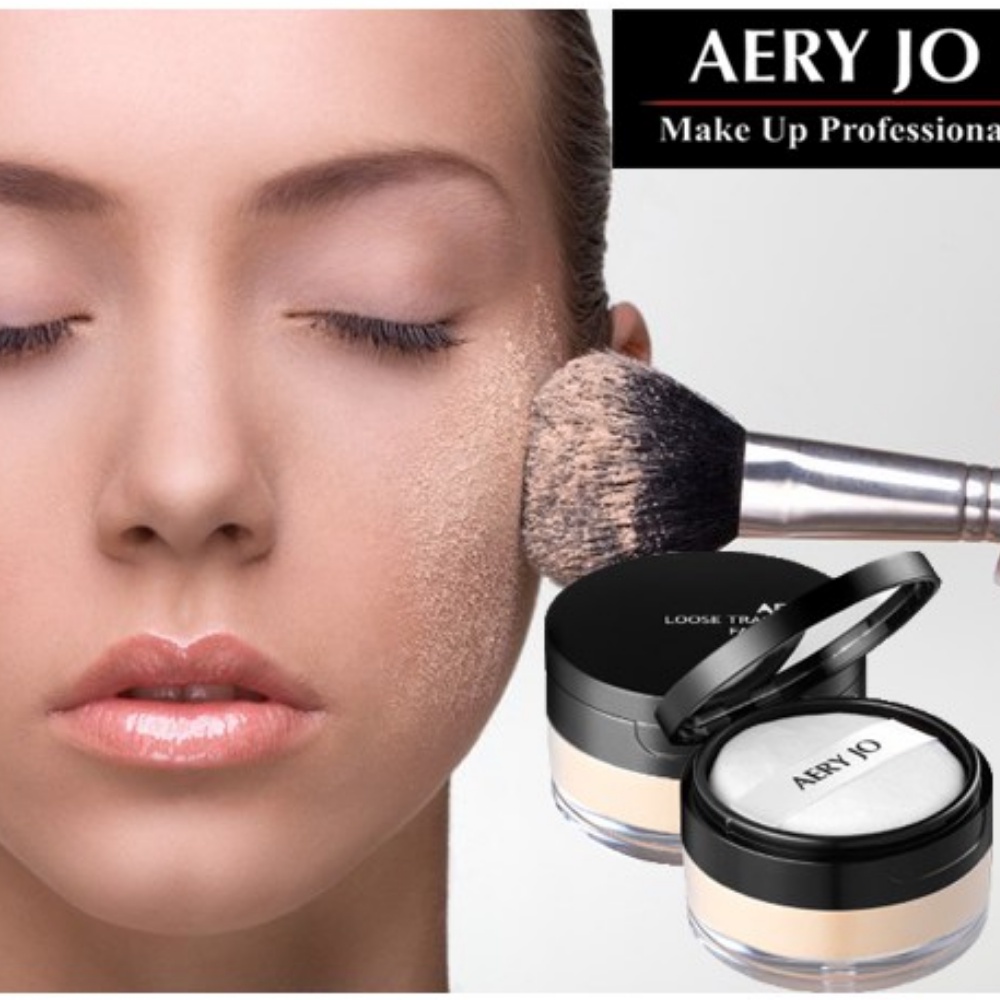 [Chính hãng] Phấn phủ kiềm dầu dạng bột Aery Jo Loose Translucent Face Powder trang điểm siêu mịn, tự nhiên (20gr)