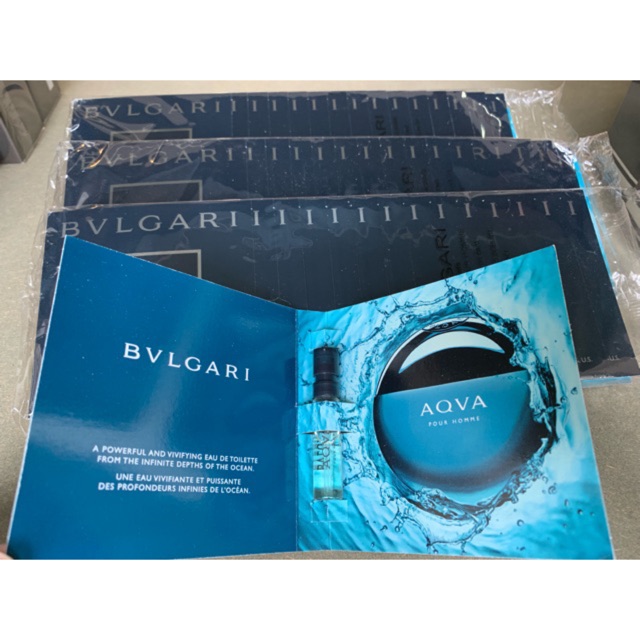 Nước hoa nam BVLGARI - AQVA - EDT VIAL - 1.5 ML thumbnail