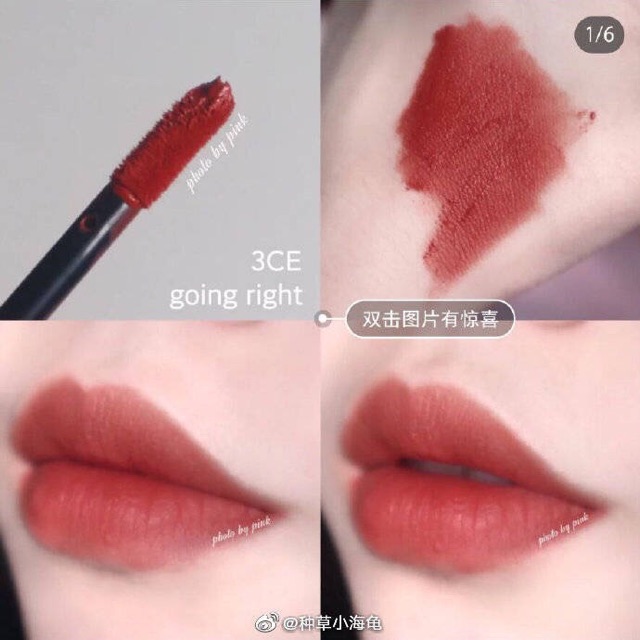 3CE - Son Kem Velvet Lip Tint [ Có Sẵn TAUPE, GOING RIGHT, DAFFODIL ]