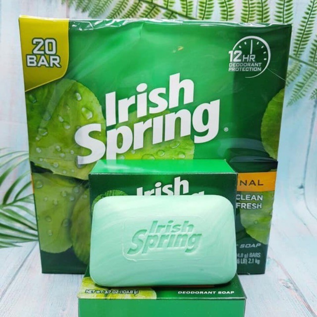 LỐC 3 VIÊN Xà Phòng Cục Irish Spring Original 104.8g – Mỹ