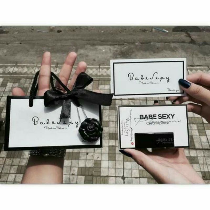 TẶNG SON DƯỠNG🎁 SON BABY SEXY - KÈM TÚI GIẤY VÀ PHỤ KIỆN