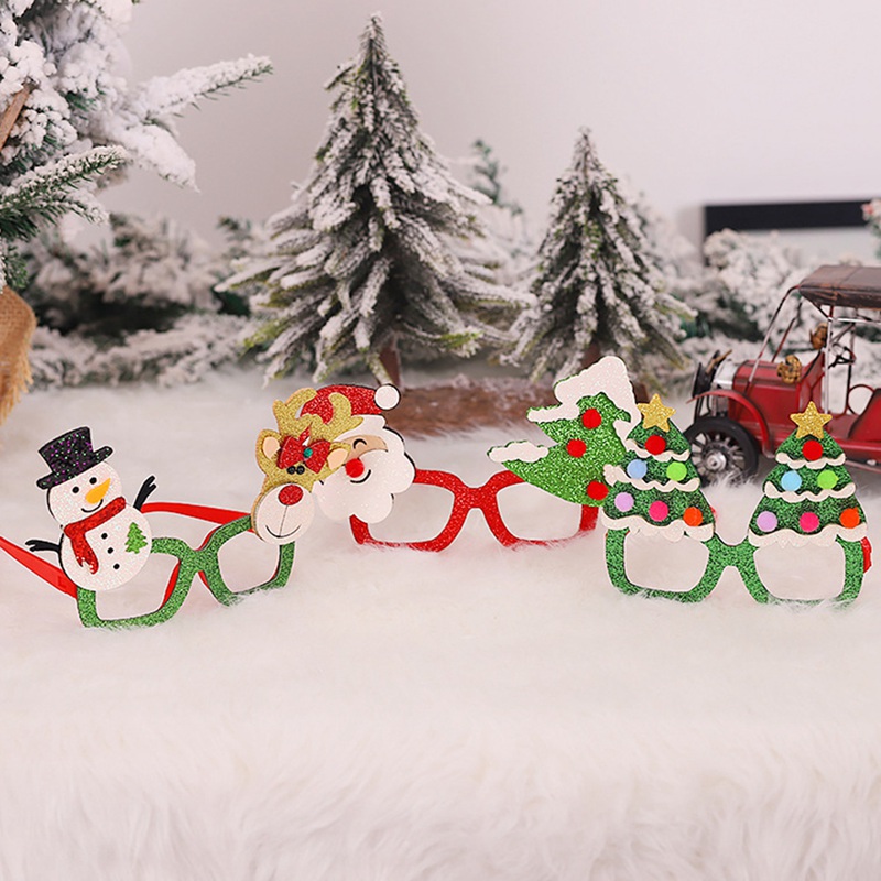 Christmas decorations cartoon old man doll glasses