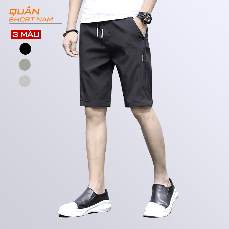 Quần short nam thể thao đẹp mã TT10-Q Quần đùi nam mùa hè nam dáng lửng thun trơn vải gió co giãn có dây rút | BigBuy360 - bigbuy360.vn