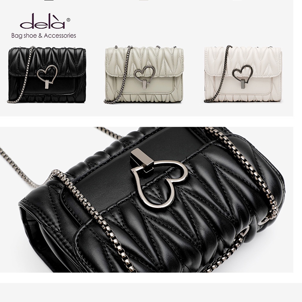 Dela Túi Đeo Vai Hình Vuông Cỡ Nhỏ Phong Cách Hàn Quốc Thời Trang 2022 Cho Nữ