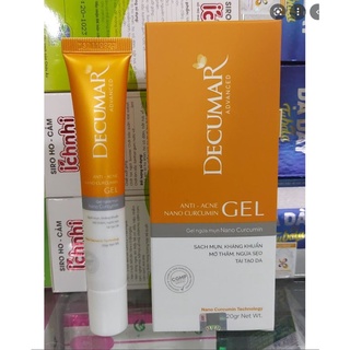 Gel Decumar hết mụn viên hết thâm sẹo tuýp 20g