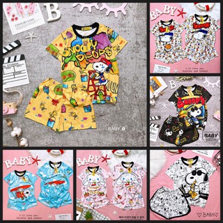 Đồ bộ đùi baby thun lạnh cho bé trai hoặc bé gái . BD3 - mickey - donald - goofy boo boo
