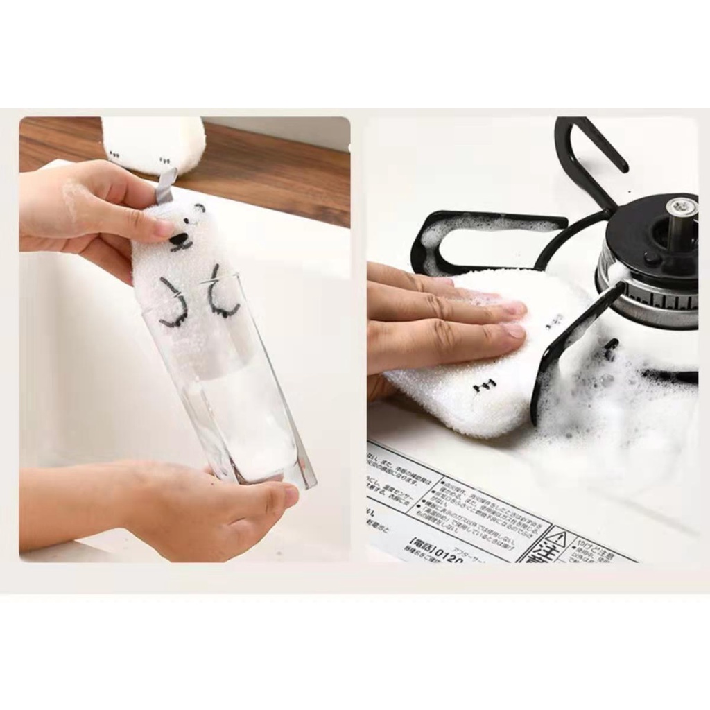 Miếng Bọt Biển Rửa Chén Hình Hoạt Hình