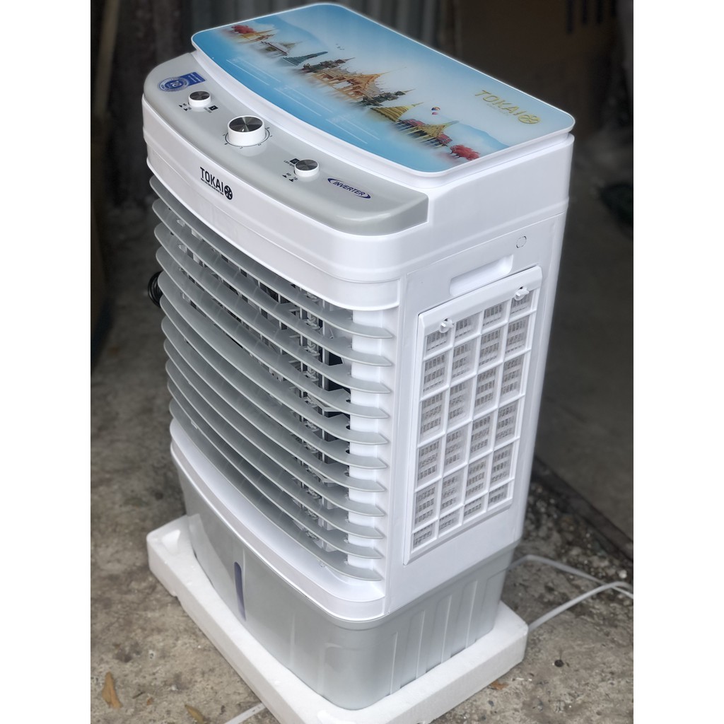 ⭐HOT 2021 ⭐Quạt Điều Hoà Hơi Nước TOKAI 45L - 6000m3/h,Có Bơm Tự Ngắt Khi Hết Nước Bảo Hành 12 Tháng, Tặng 2 Hộp Đá Gel