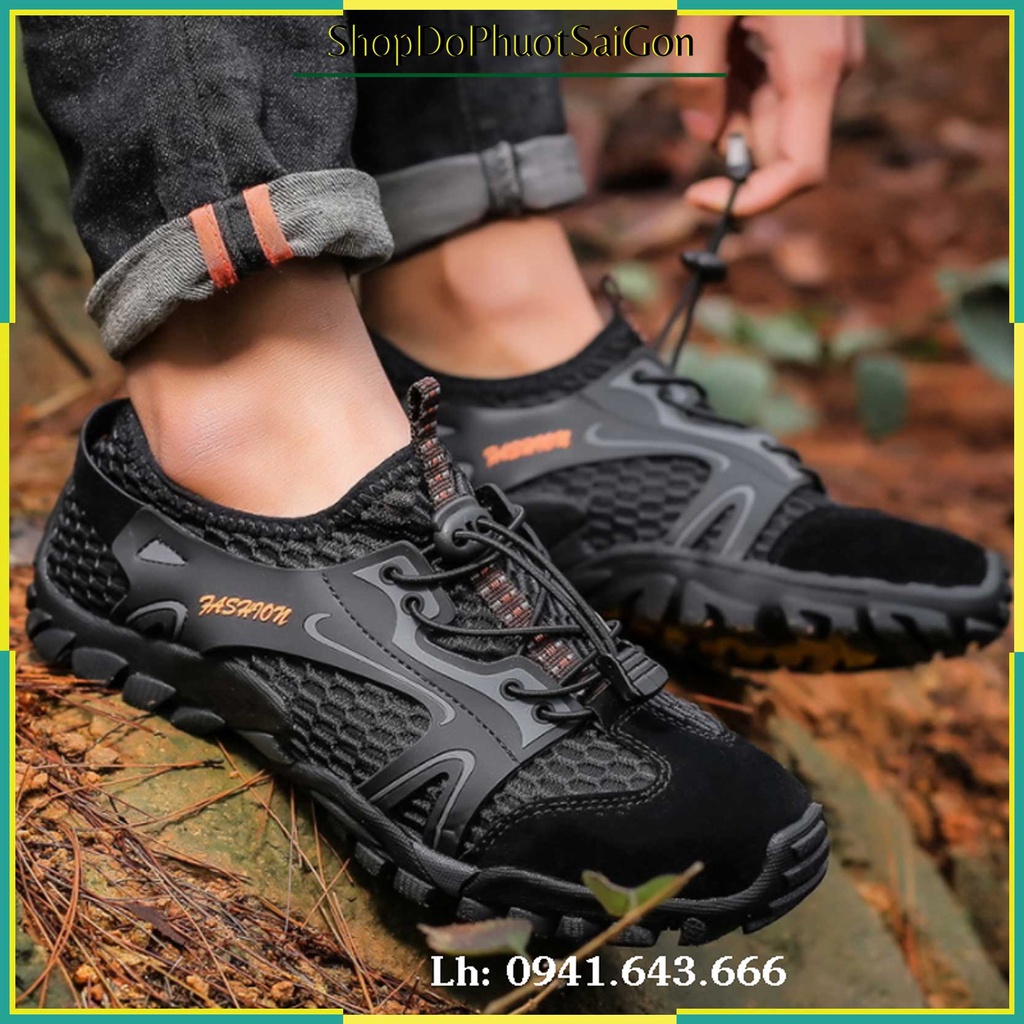 Giày leo núi trekking nam nữ, Đi phượt, Lội suối, Lội nước - Nhanh khô Fashion - HÀNG NHẬP KHẨU