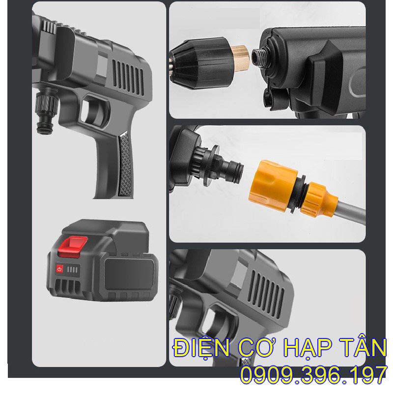 MÁY RỬA XE CẦM TAY DÙNG PIN -199V – HITACHI CHÍNH HÃNG RỬA SÂN , TƯỚI CÂY, RỬA MÁY LẠNH…..