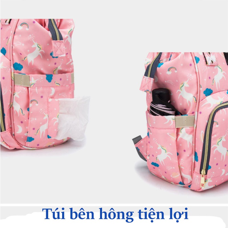 Balo bỉm sữa đa năng xuất Hàn dành cho Mẹ và Bé - Chuẩn Style Hàn 2020