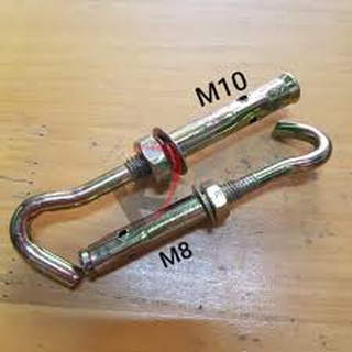 Tắc kê nở sắt có móc phi 8, phi 10