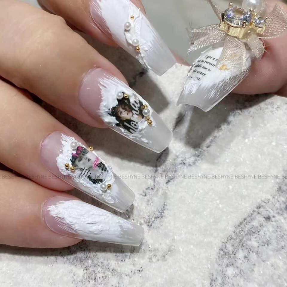 Gel xi măng trang trí móng mới lạ đẹp cho người làm nail