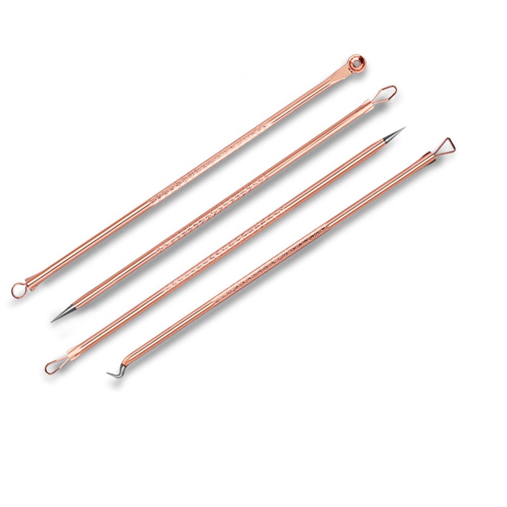 [Hàng mới về] Set 4 dụng cụ loại bỏ mụn đầu đen hiệu quả dành cho nam và nữ