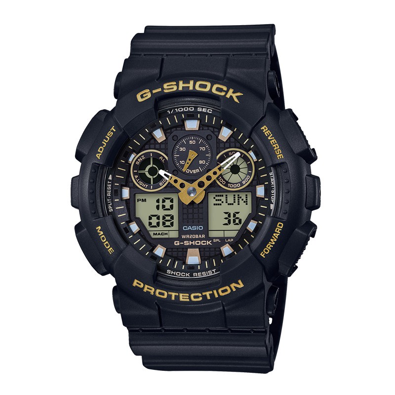 Đồng Hồ Casio Nam Dây Nhựa G-SHOCK GA-100GBX-1A9DR Chính Hãng