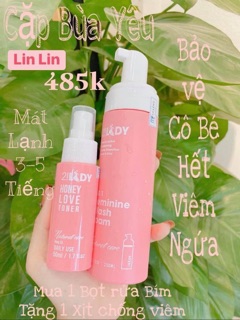 Combo bọt bím tặng xịt khô bím