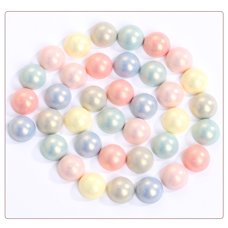 Set 2 Phụ Kiện Nút Đính Ngọc Trai Trang Trí Giày Thời Trang#Macarone Bán Ngọc Trai Tròn