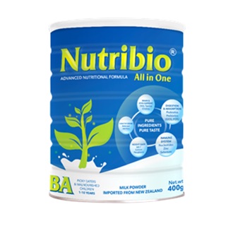 Sữa Nutribio All in One BA 900g (Từ 1 - 10 tuổi) cho trẻ nhẹ cân, suy dinh dưỡng