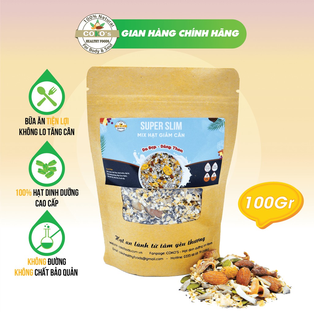 Combo Ngũ Cốc Granola Ăn Kiêng, Giảm Cân 5 vị Granola Gói 100gr COKO'S FOOD Dinh Dưỡng Tiện Lợi | BigBuy360 - bigbuy360.vn