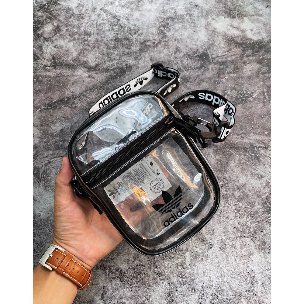 Túi đeo chéo Mini nam nữ Thời trang Trong suốt - Mini Bag - CROSBODY BAG BLACK CL5277
