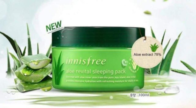 Mặt nạ ngủ Innisfree Aloe Revital Sleeping Pack