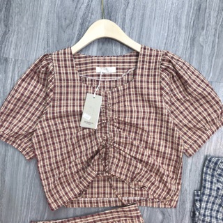 Set áo rút ngực ( ảnh thật )