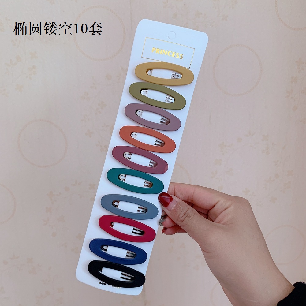 Set 10 Kẹp Tóc Nữ Kiểu Dáng Thời Trang Phong Cách Hàn Quốc
