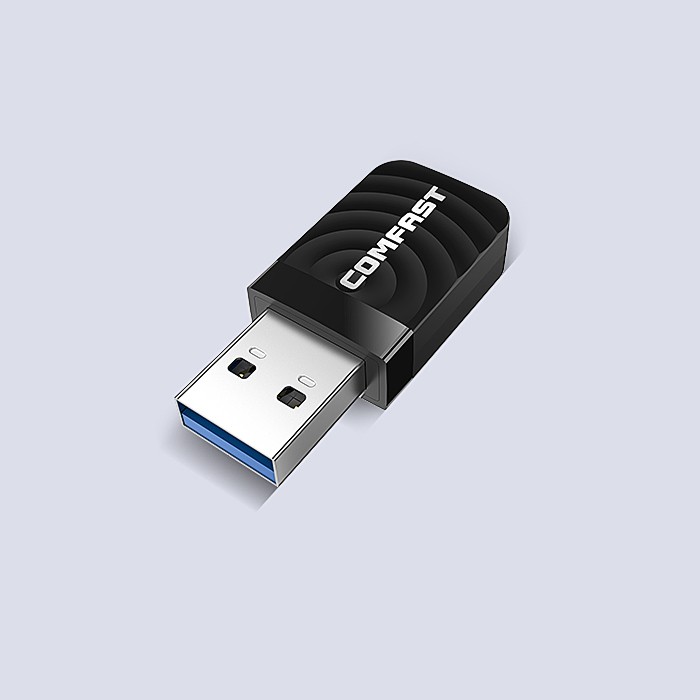 Comfast CF-812AC USB Wifi 1300M, thu và phát sóng wifi, hai băng tần 2.4G và 5.8G | BigBuy360 - bigbuy360.vn